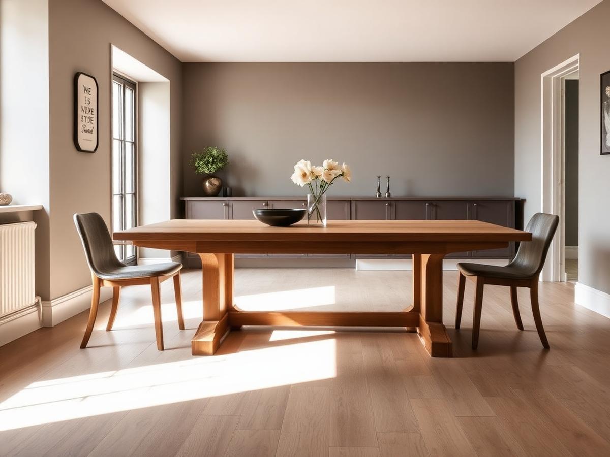 Bespoke solid oak table
